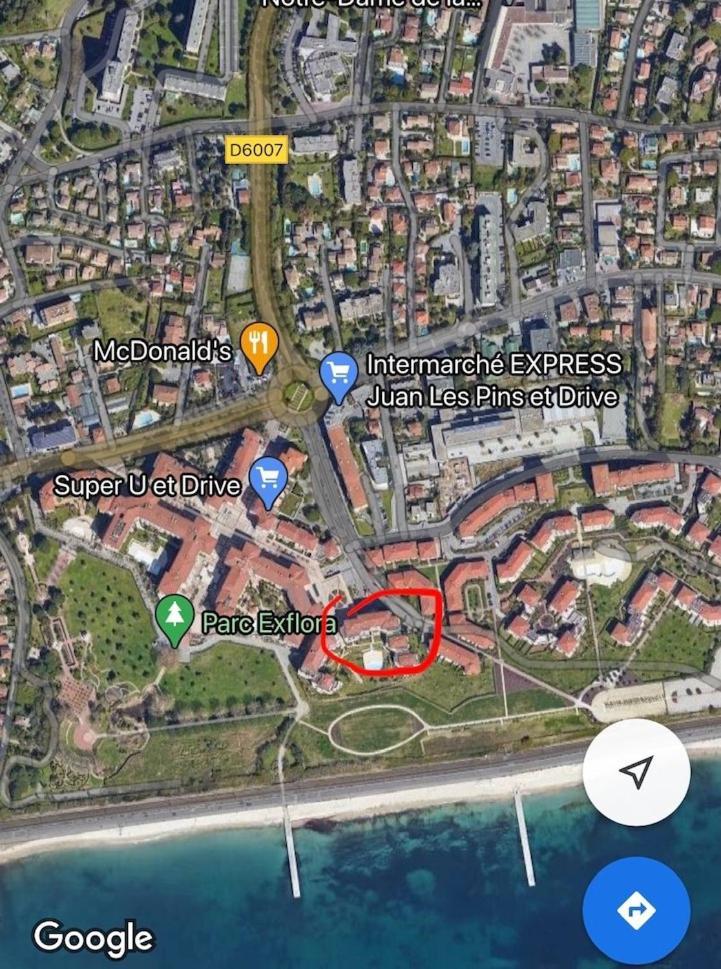 אנטיב Vue Mer Juan Les Pins מראה חיצוני תמונה